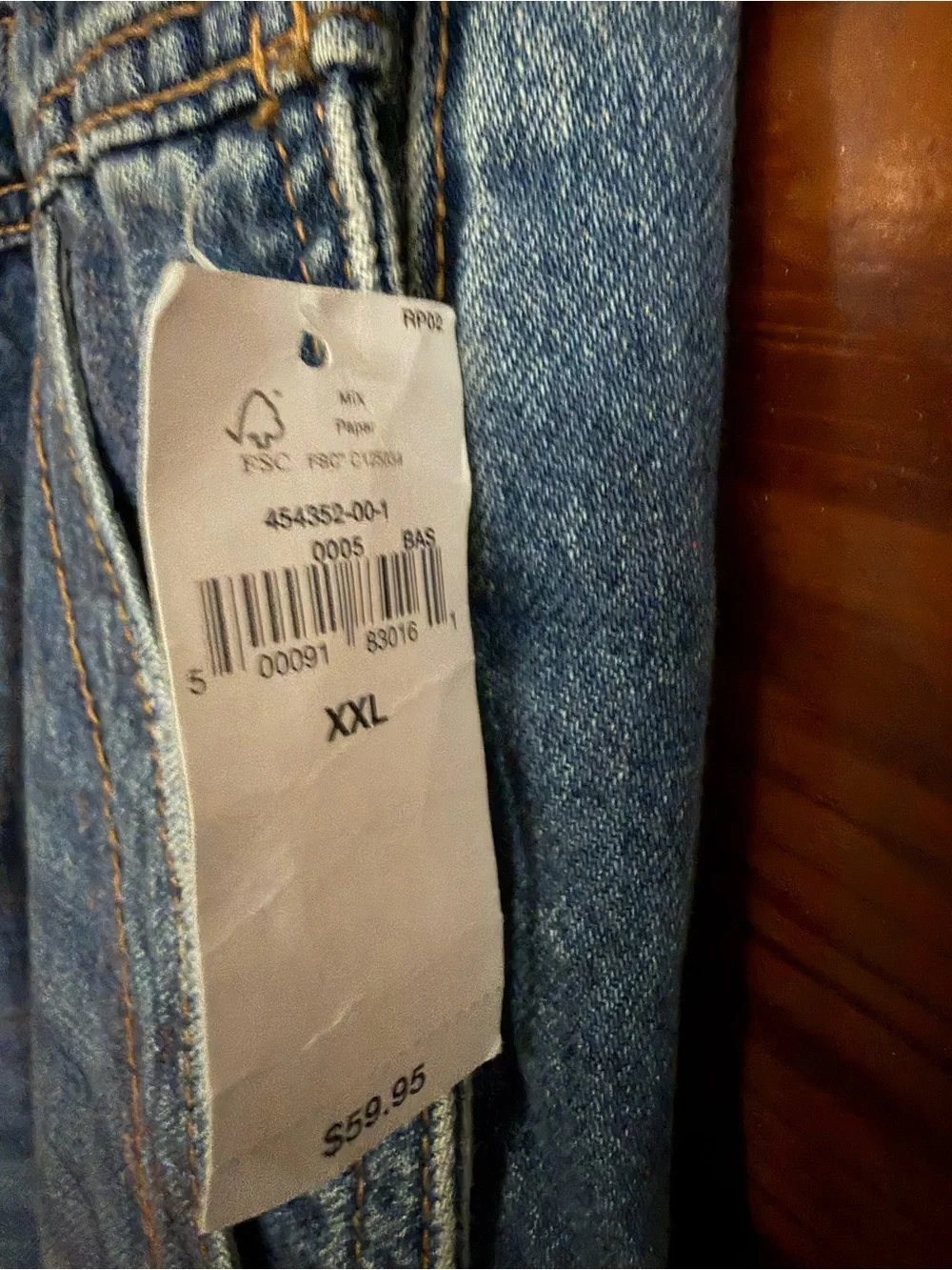 GAP Blue Distressed Denim Kids Overalls